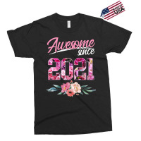 Kids 2 Year Old Floral Birthday Tee Awesome Since 2021 Girls T Shirt Exclusive T-shirt | Artistshot