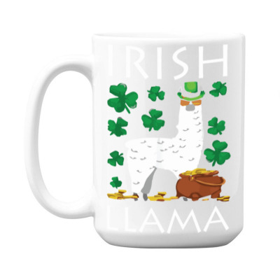 Irish Llama 15 Oz Coffee Mug Designed By Bariteau Hannah