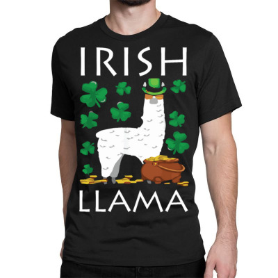 Irish Llama Classic T-shirt Designed By Bariteau Hannah