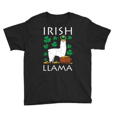 Irish Llama Youth Tee Designed By Bariteau Hannah
