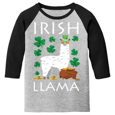 Irish Llama Youth 3/4 Sleeve Designed By Bariteau Hannah