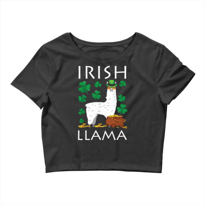 Irish Llama Crop Top Designed By Bariteau Hannah