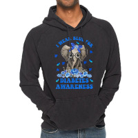 I Wear Blue For Diabetes Awareness Elephant Warrior Women T Shirt Vintage Hoodie | Artistshot