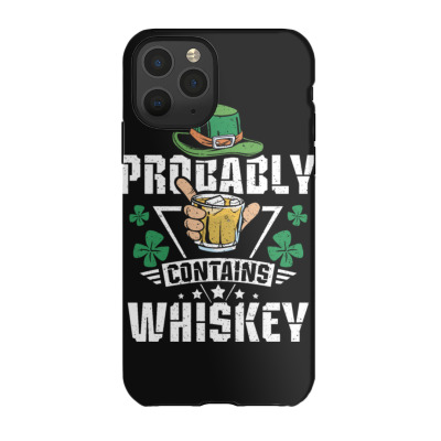 Probably Contains Whiskey Iphone 11 Pro Case Designed By Bariteau Hannah