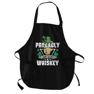 Probably Contains Whiskey Medium-length Apron Designed By Bariteau Hannah