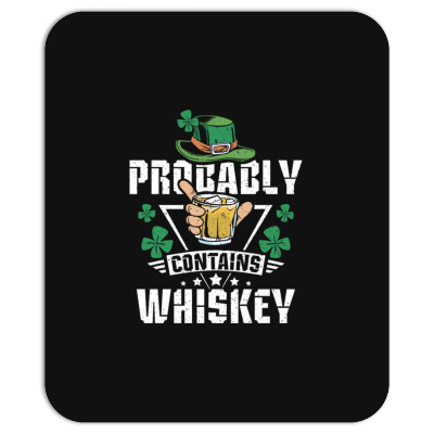 Probably Contains Whiskey Mousepad Designed By Bariteau Hannah