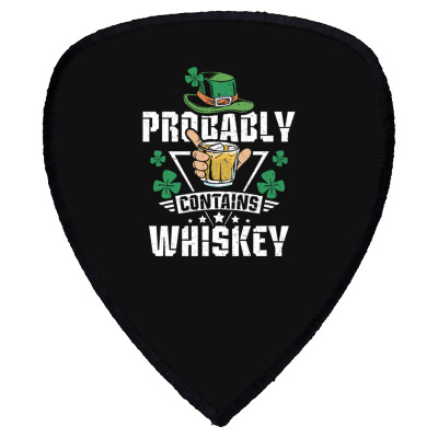 Probably Contains Whiskey Shield S Patch Designed By Bariteau Hannah