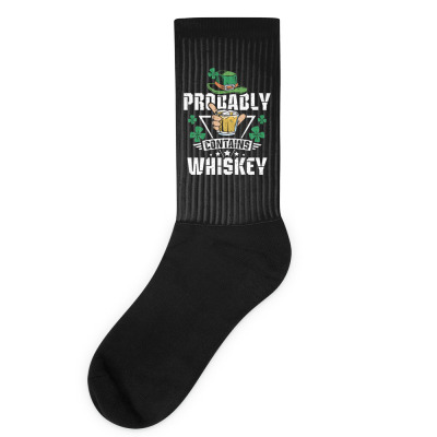 Probably Contains Whiskey Socks Designed By Bariteau Hannah