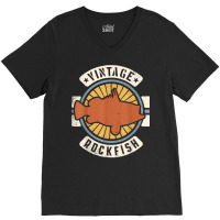 Rockfish Vintage Classic Retro 60s 70s Animal Lover T Shirt V-neck Tee | Artistshot