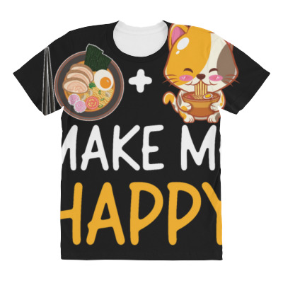 Ramen Noodle Bowl Love Japanese All Over Women's T-shirt Designed By Bariteau Hannah