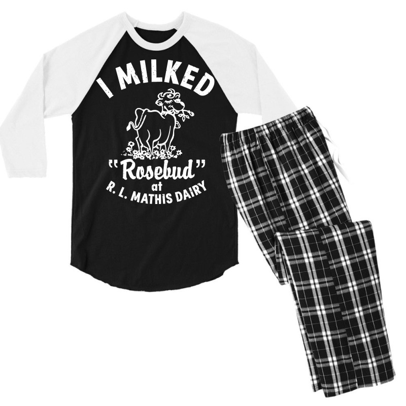 Mathis Dairy Men's 3/4 Sleeve Pajama Set | Artistshot