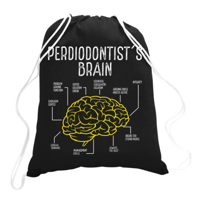 Periodontist Toothbrush Periodontist Mouthwasch Drawstring Bags Designed By Bariteau Hannah
