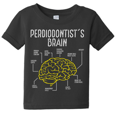 Periodontist Toothbrush Periodontist Mouthwasch Baby Tee Designed By Bariteau Hannah