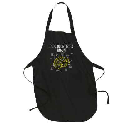 Periodontist Toothbrush Periodontist Mouthwasch Full-length Apron Designed By Bariteau Hannah