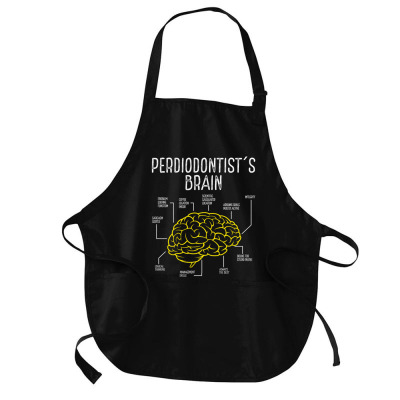 Periodontist Toothbrush Periodontist Mouthwasch Medium-length Apron Designed By Bariteau Hannah