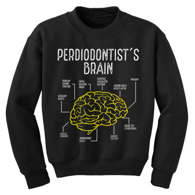 Periodontist Toothbrush Periodontist Mouthwasch Youth Sweatshirt Designed By Bariteau Hannah