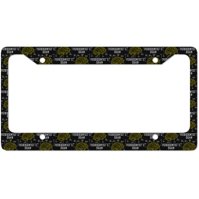 Periodontist Toothbrush Periodontist Mouthwasch License Plate Frame Designed By Bariteau Hannah