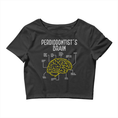 Periodontist Toothbrush Periodontist Mouthwasch Crop Top Designed By Bariteau Hannah