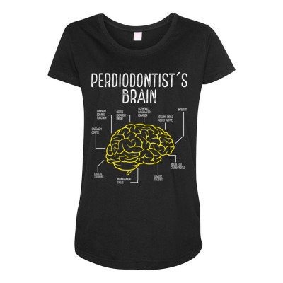 Periodontist Toothbrush Periodontist Mouthwasch Maternity Scoop Neck T-shirt Designed By Bariteau Hannah