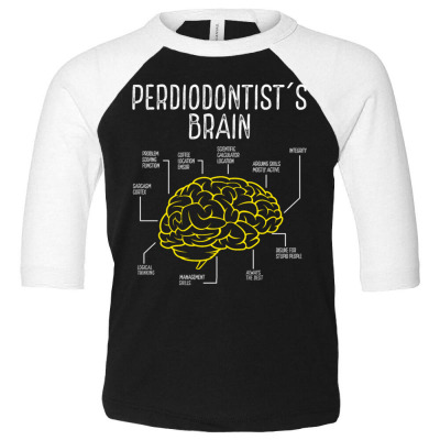 Periodontist Toothbrush Periodontist Mouthwasch Toddler 3/4 Sleeve Tee Designed By Bariteau Hannah