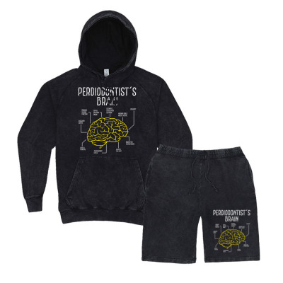 Periodontist Toothbrush Periodontist Mouthwasch Vintage Hoodie And Short Set Designed By Bariteau Hannah