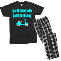 Dumb And Dumber   I Get 70 Miles To The Gallon On This Hog Men's T-shirt Pajama Set | Artistshot