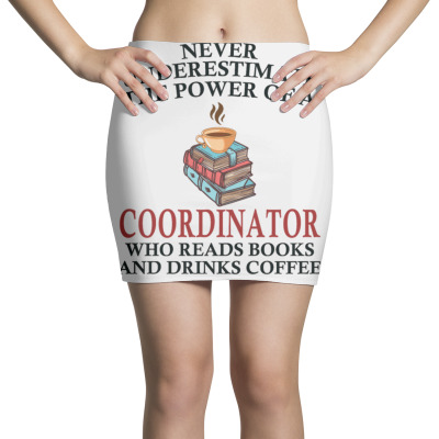 Coordinator Reading Books And Coffee Lover Mini Skirts Designed By Bariteau Hannah