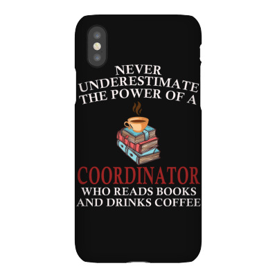 Coordinator Reading Books And Coffee Lover Iphonex Case Designed By Bariteau Hannah