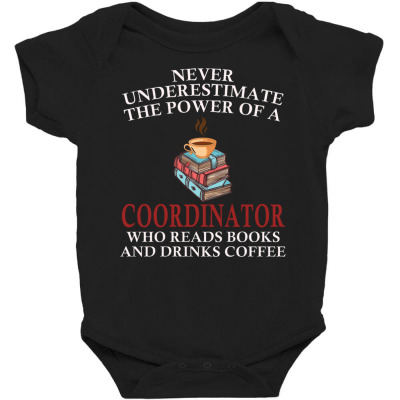 Coordinator Reading Books And Coffee Lover Baby Bodysuit Designed By Bariteau Hannah