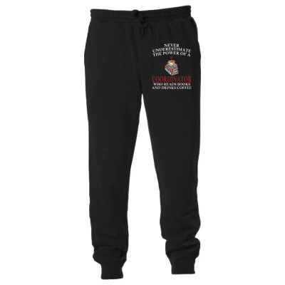 Coordinator Reading Books And Coffee Lover Unisex Jogger Designed By Bariteau Hannah