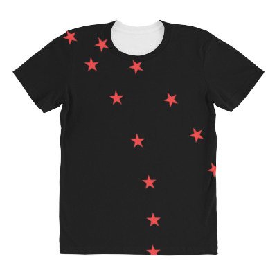 Stars All Over Women's T-shirt Designed By Bariteau Hannah