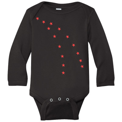 Stars Long Sleeve Baby Bodysuit Designed By Bariteau Hannah