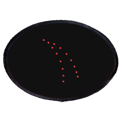 Stars Oval Patch Designed By Bariteau Hannah