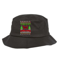 This Is My Alaskan Malamute Dog Xmas Pj Ugly Sweater Xmas T Shirt Bucket Hat | Artistshot