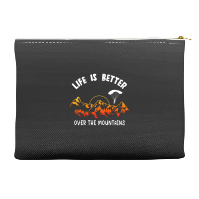 Life Is Better Over The Mountains Accessory Pouches Designed By Bariteau Hannah