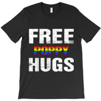 Mens Free Poppy Hugs Shirt Pride Gift Rainbow Flag Matching T-shirt | Artistshot