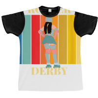 Roller Derby Skating Retro Vintage Skater Blocker T Shirt Graphic T-shirt | Artistshot