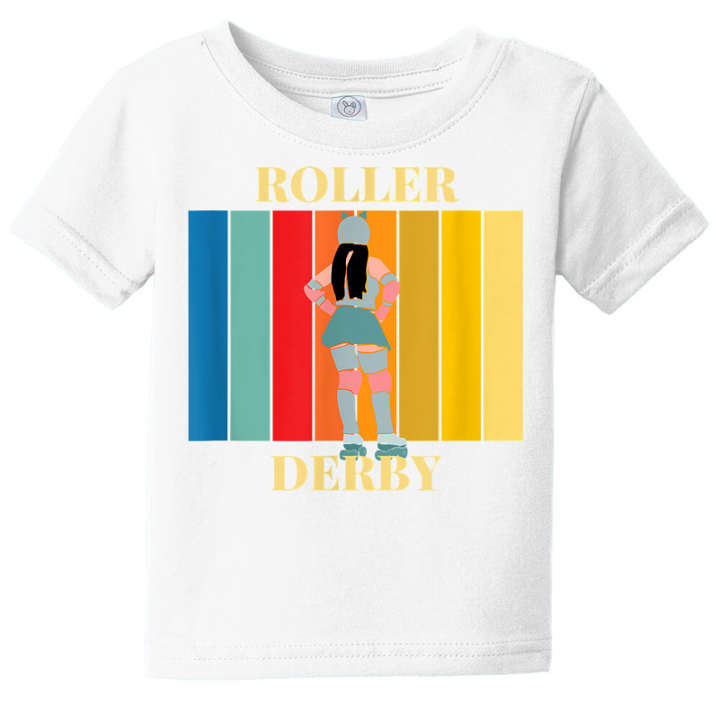 Roller Derby Skating Retro Vintage Skater Blocker T Shirt Baby Tee by anitrasargisg5b | Artistshot