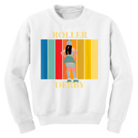 Roller Derby Skating Retro Vintage Skater Blocker T Shirt Youth Sweatshirt | Artistshot