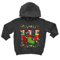 Three Alaskan Malamutes In Christmas Socks T Shirt Toddler Hoodie | Artistshot