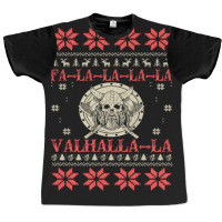 Merry Viking Ugly Christmas Sweater Funny Tshirt Graphic T-shirt | Artistshot