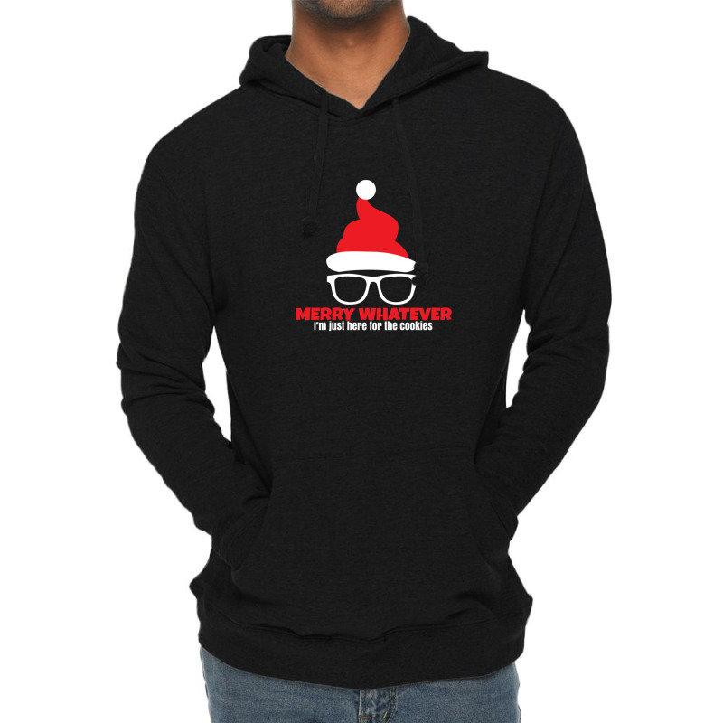 Merry Whatever Lightweight Hoodie | Artistshot