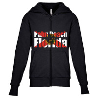 Palm Beach Florida-qjbqx Youth Zipper Hoodie | Artistshot