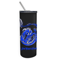 Blue Lantern Kung Fu Skinny Tumbler | Artistshot