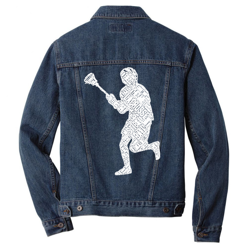 Funny Lacrosse Lover Gift T  Shirt Funny Graphic Lacrosse Ball Stick S Men Denim Jacket by aboehm | Artistshot