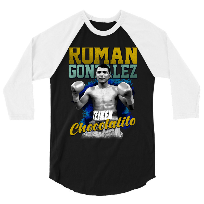 Roman Gonzales Chocolatito Roman Gonzales 3/4 Sleeve Shirt by ESTASAACHECO | Artistshot