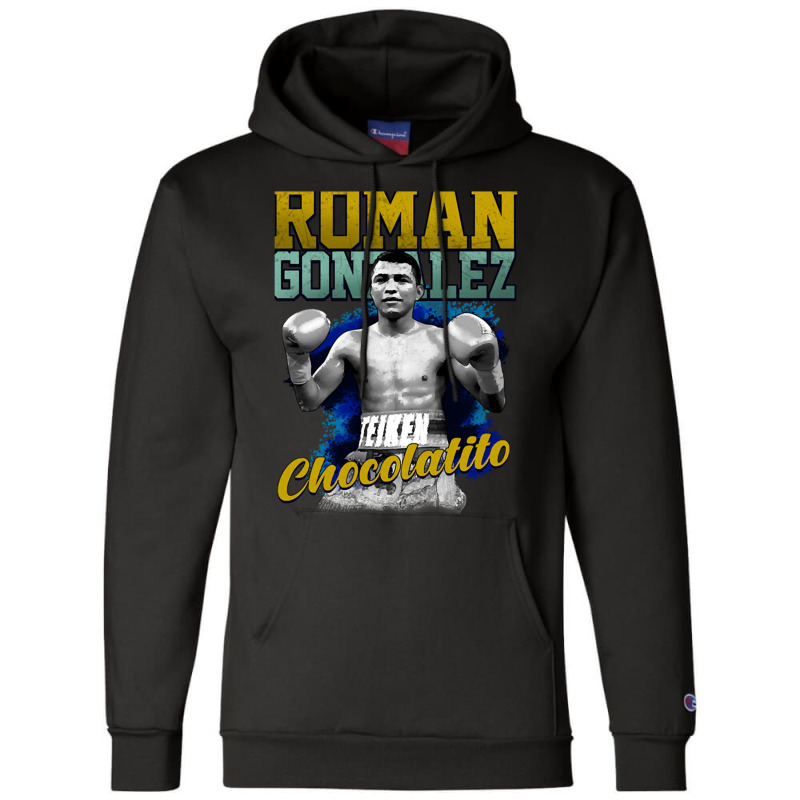 Roman Gonzales Chocolatito Roman Gonzales Champion Hoodie by ESTASAACHECO | Artistshot