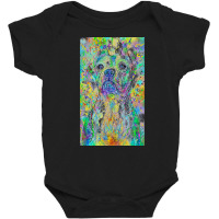 Pit Bull T  Shirt P I T B U L L Watercolor And Ink Portrait .1 T  Shir Baby Bodysuit | Artistshot