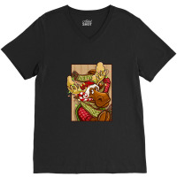 Merry-christmoose V-neck Tee | Artistshot