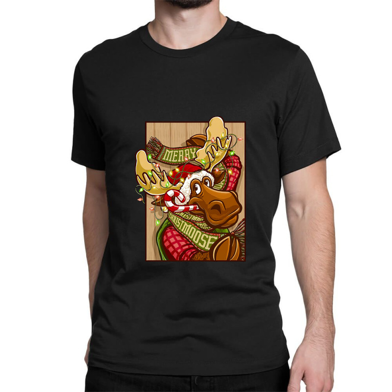 Merry-christmoose Classic T-shirt | Artistshot